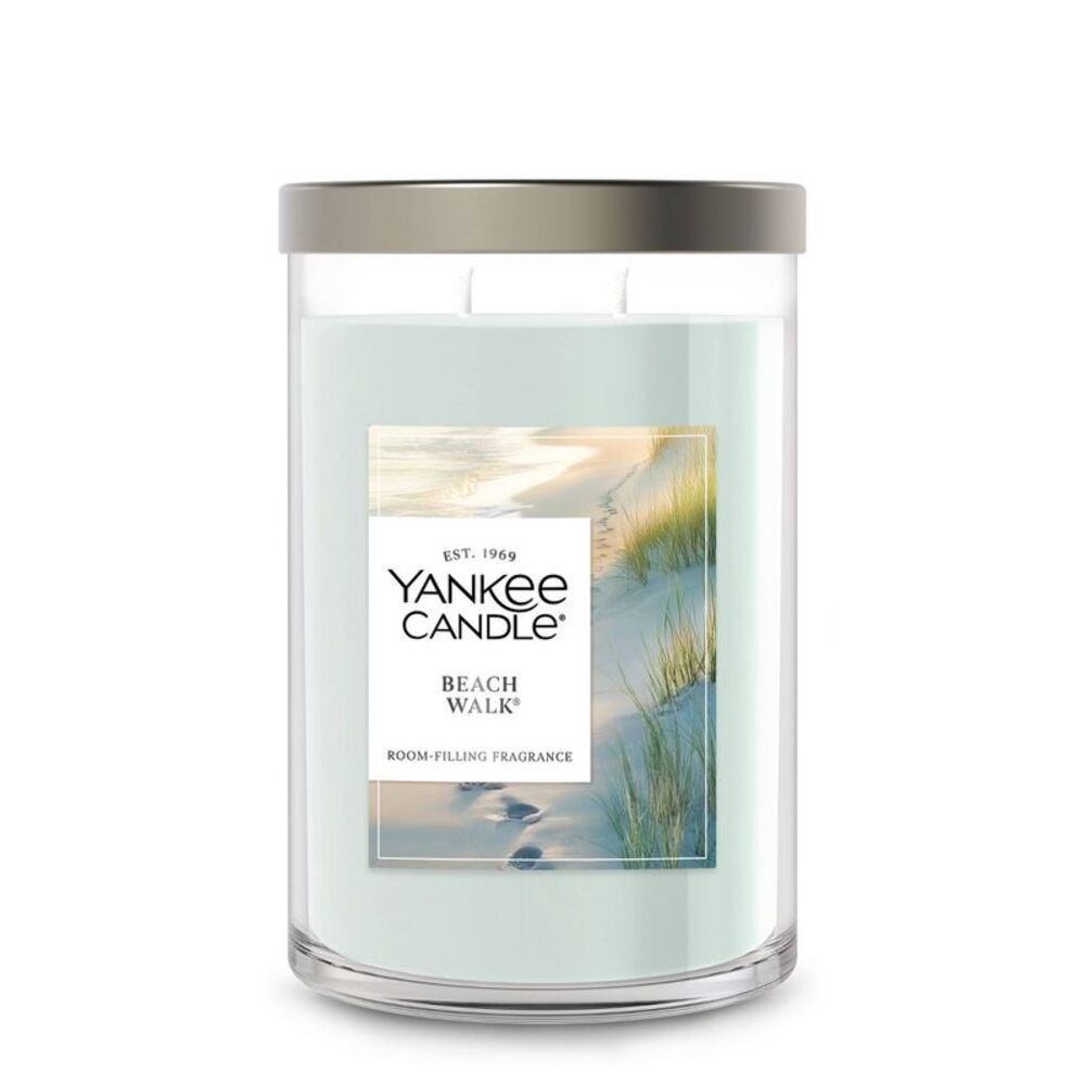 20oz Signature Scented Jar Candle Beach Walk - Orange Blossom & Musk